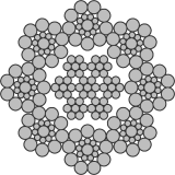 8x19W-IWRC (DIN 3063 SE, EN 12385-5)