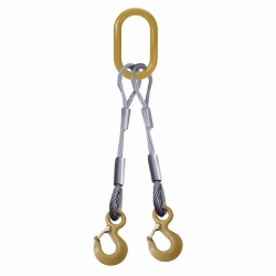 Строп канатний двогілковий - 2СК (втулка), 0.8т, 1м