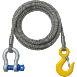 Буксирувальний трос - БТ (скоба-гак), 6т, 5м