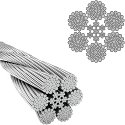 Канат сталевий 14.0мм, 6x36WS-IWRC (ГОСТ 7669-80, DIN 3064, EN 12385-4)