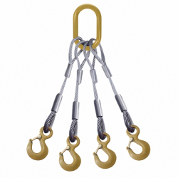 Строп канатний чотиригілковий - 4СК (втулка), 1.6т, 1м