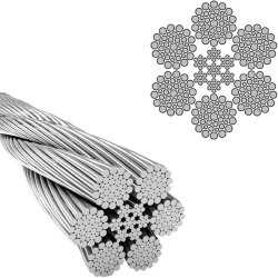 Канат сталевий 13.0мм, 6x36WS-IWRC (ГОСТ 7669-80, DIN 3064, EN 12385-4)
