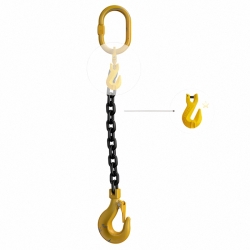 Строп ланцюговий одногілковий (з обмежувачем гілки) - 1СЛ, 1.12т, 1м