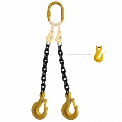 Строп ланцюговий двогілковий (з обмежувачем гілки) - 2СЛ, 2.8т, 3м