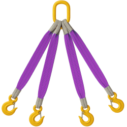 Строп текстильний чотиригілковий - 4СТ, 2.0т, 1м