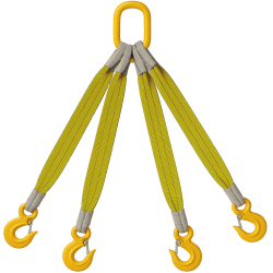 Строп текстильний чотиригілковий - 4СТ, 6.3т, 1м